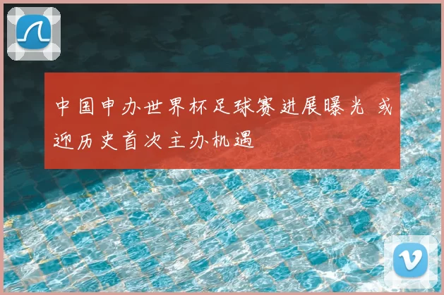 中国申办世界杯足球赛进展曝光 或迎历史首次主办机遇