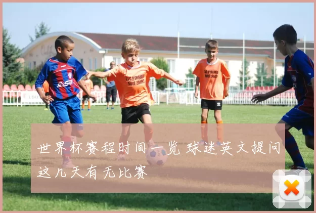 世界杯赛程时间一览 球迷英文提问这几天有无比赛